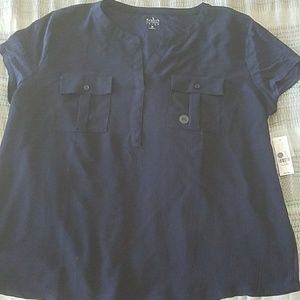 New York & Company Soho Jeans Woven Top